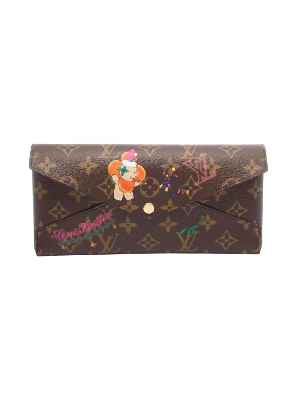 Louis Vuitton Clutch Kirigami Organizer Vivienne Frozen Orchid Brown